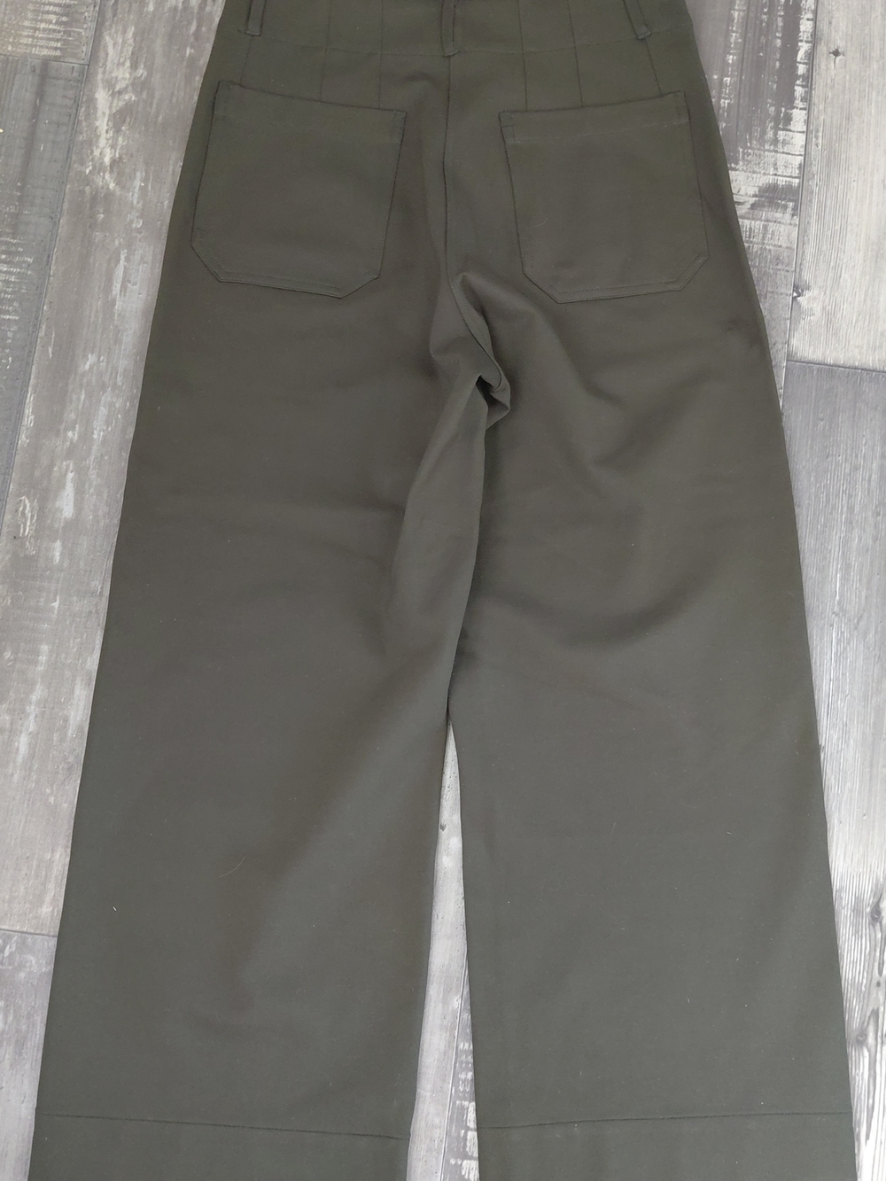 Quince Ultra-Stretch Ponte Cropped Wide Leg PantsSize 10 - Picture 5 of 8